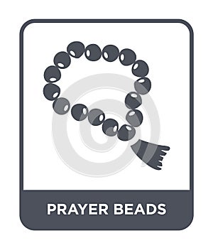 prayer beads icon in trendy design style. prayer beads icon isolated on white background. prayer beads vector icon simple and