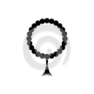 prayer beads icon vector