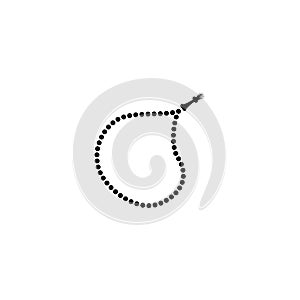 prayer beads line icon. minimal, simple and clean concept
