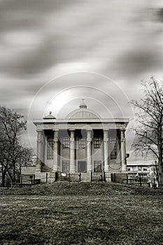 Prayer Church of the Czechoslovak Hussite Church in a Small Park in Olomouc Czech Republic