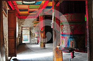 The Prayer Corridor in Goldendragon Monastery