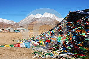 Prayer flags in tibet