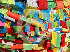 Prayer flags in Tibet