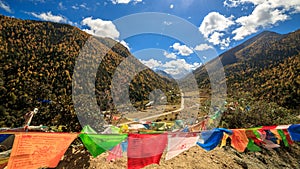 Mountain and Prayer flags