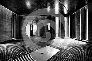 The prayer hall of the Brion Sanctuary