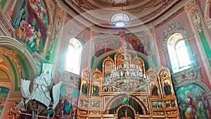 Prayer hall of Transfiguration Church, Basilian Monastery, Hoshiv, Ukraine