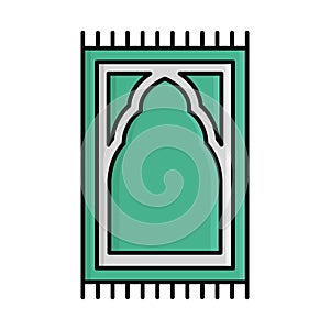 Prayer mat Isolated Vector icon that can be easily modified or edited