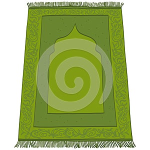 Prayer Mat Sajadah Ramadan Illustration