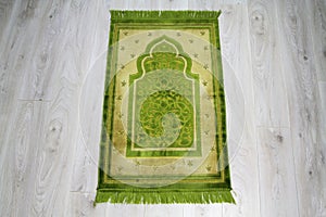 Prayer rug for muslims.