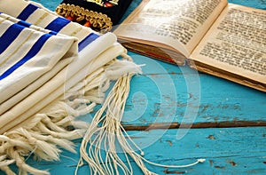 Prayer Shawl - Tallit, jewish religious symbol