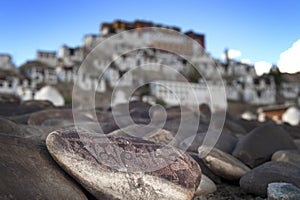 Prayer stones from Tiksey monastery