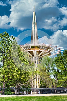 Prayer Tower at Oral Roberts University Campus in Tulsa, Oklahoma