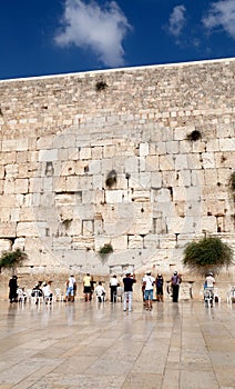 Prayer at the wailing wall