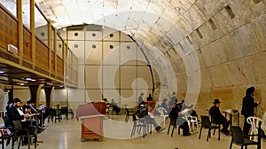 Prayer at the Wailing Wall. Synagogue