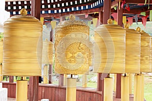 prayer wheel ,the symbol Tibetan buddhism