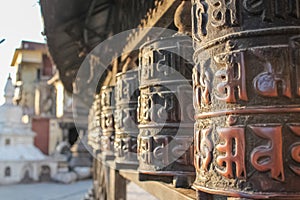 Prayer wheels are mainly used by Tibet and Nepal buddhists