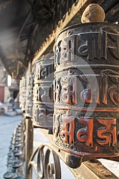 Prayer wheels are mainly used by Tibet and Nepal buddhists