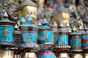 Prayer wheels(Nepal).