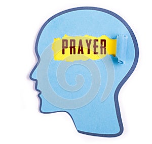 Prayer word in the person head