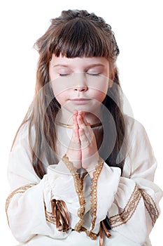 Praying child