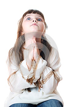 Praying child
