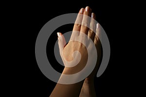 Praying hands photo
