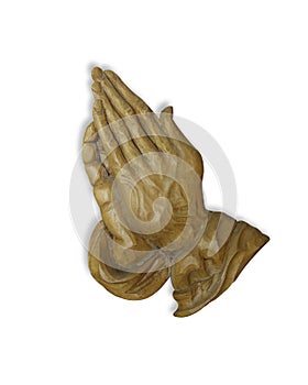 Praying hands 3D