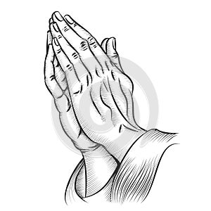 Praying hands photo