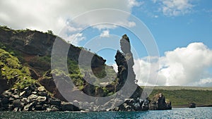 Praying Monk on Buccaneer Cove in Santiago Island