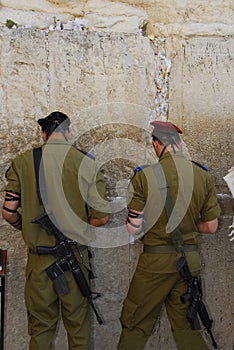 Praying at the Western Wall
