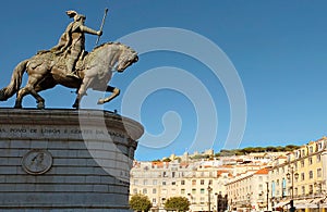 PraÃ§a da Figueira in Lisbon Portugal