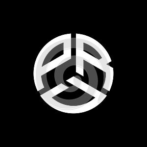 PRD letter logo design on black background. PRD creative initials letter logo concept. PRD letter design