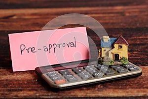 Pre-approval loan