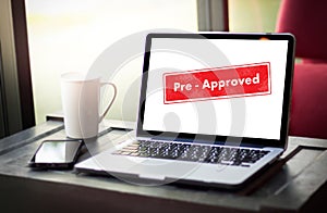 Pre-Approved Choice Mark Selection CUSTOMIZE Status Option and C