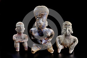 Pre Columbian Clay Figurines