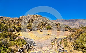 Pre-Incan ruins at Chivay in Peru