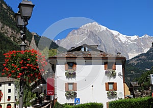 Pre` Saint Didier :Mont BlancIValle d`Aosta-Italy.
