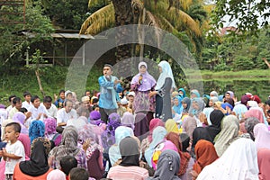 A Preacher Deliver Lectures