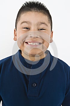 Preadolescent Boy Smiling photo