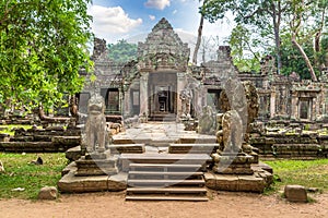 Preah Khan temple in Angkor Wat