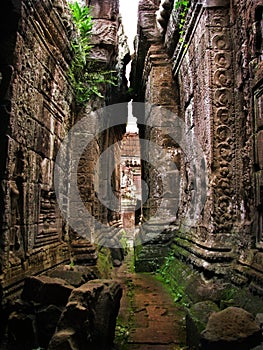 Preah Khan temple in Angkor Wat (Cambodia).