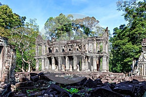 Preah Khan temple, Angkor Wat. photo