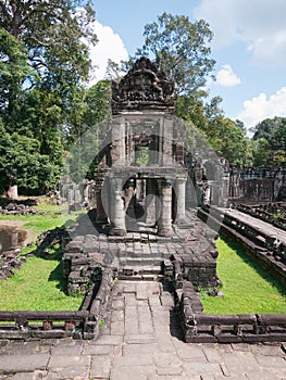 The Preah Khan Temple in Siem Reap, Cambodia photo