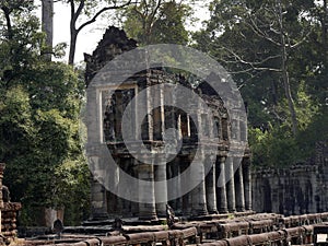 Preah Khan Temple, Siem Reap Province, Angkor\'s Temple Complex Site listed as World Heritage by Unesco in 1192,