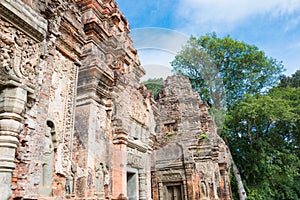 Preah Ko in Roluos temples. a famous Historical site(UNESCO World Heritage) in Siem Reap, Cambodia.