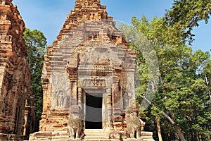 Preah Ko temple in Angkor Complex, Cambodia