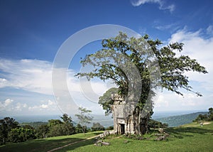 Preah Vihear ancient Khmer temple ruins landmark in Cambodia