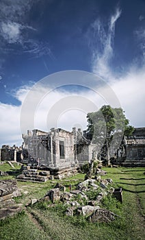 Preah vihear famous ancient temple ruins landmark in cambodia