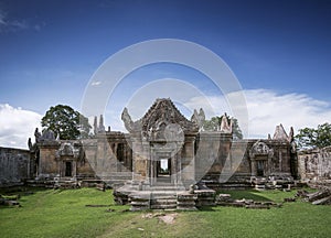 Preah vihear famous ancient temple ruins landmark in cambodia