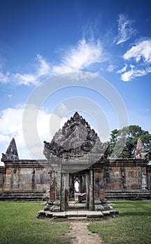 Preah vihear famous ancient temple ruins landmark in cambodia